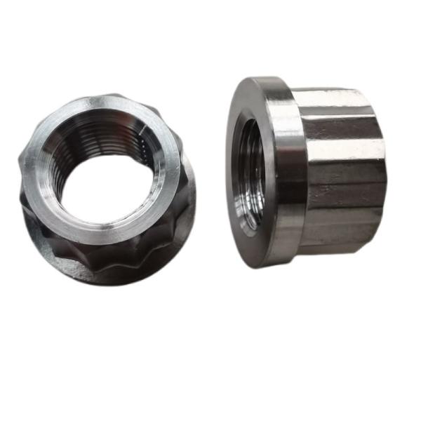 Universal Year Universal Silver 1/2" -20 12 PT FLANGE NUTS Titanium for