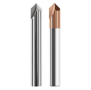 Wholesale HRC 55 - 3 Flutes 60 90 120 Degree Chamfering End Mill from china suppliers