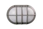 IP65 LED Wall Fixture Aluminium Grill Aluminium Grill Bulkhead Wall Light with