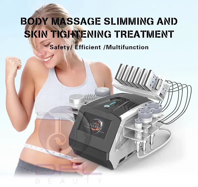 AS94 Vacuum Cavitation System Perdida De Peso Machine 6 In 1 Cavitation Laser Machine Anti-Wrinkle