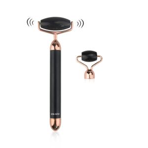 Wholesale Electric Vibration Rose Quartz Facial Massage Jade Roller Skin Tightening from china suppliers