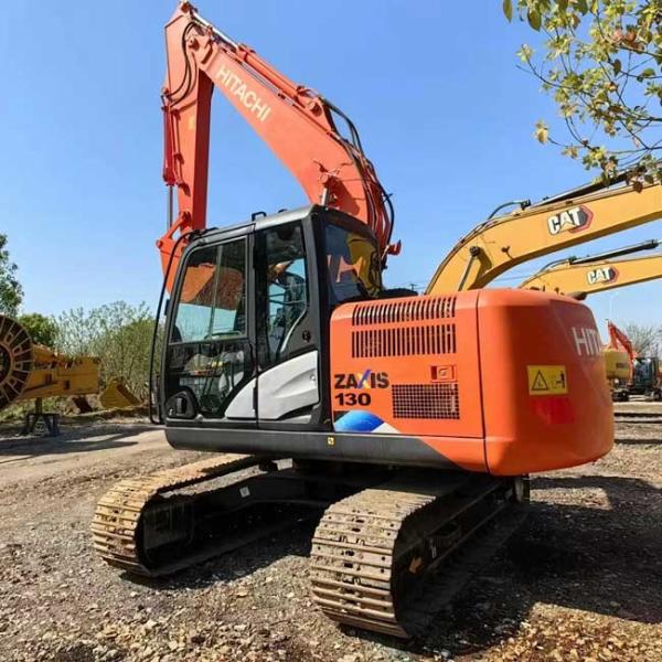 Middle Original Excavator HItachi ZX130-5A Crawl Excavator 12.5Tons Second-Hand