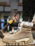 Mid-Cut Suede Leather Wool Lined Insulated 6KV Safety Work Boots