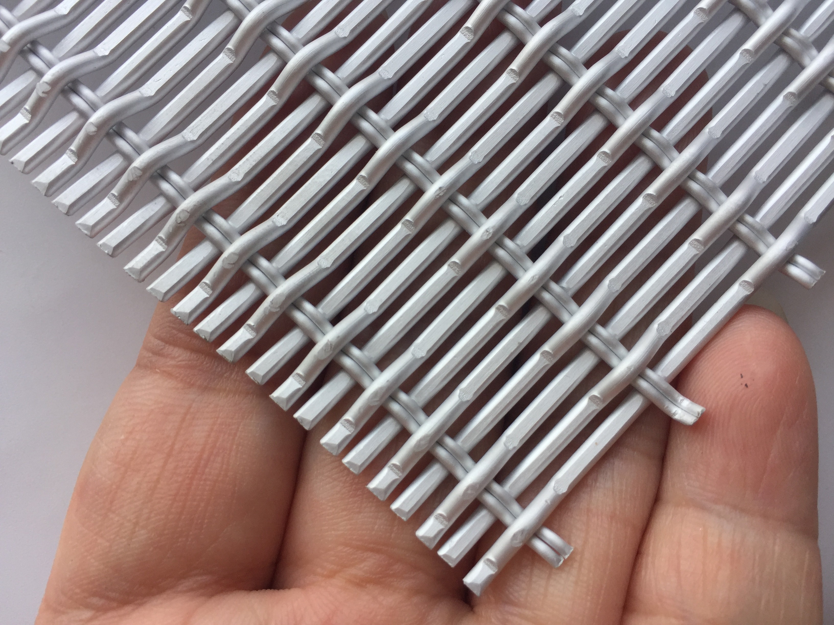Custom Architectural Metal Mesh / Cabinet Metal Mesh Panel With PVD Treatment