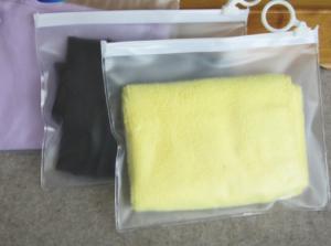 Wholesale Promotional Frosted PVC Zipper Bag , Heat Seal Vinyl Zipper Bags from china suppliers