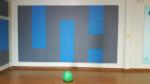 Lightweight Fabric Wrapped Acoustical Wall Panels Fiberglass Sound Absorbing
