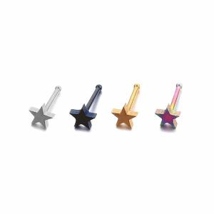 Wholesale Fashion Jewelry Star Nose Studs Rings Pin Body Piercing Jewelry from china suppliers