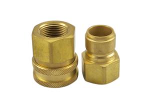 Wholesale Water Pipe System 1-1/2'' Brass Straight Coupling from china suppliers