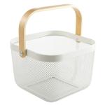 550G Stainless Steel Hanging Fruit Basket , 19cm Height Fruit Steel Basket