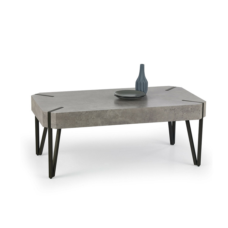 Customized Cement Furniture Living Room Table Concrete Furniture Side Table Modern Round Concrete Coffee Table