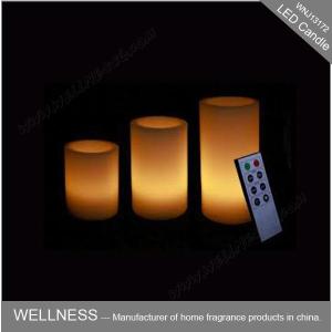 Wholesale Clean Burning Home Scented Candles , Soy Wax Pillar Scented Led Candles from china suppliers
