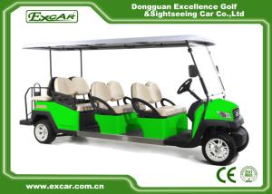 Wholesale EXCAR Electric Comfortable Steel Chassis 8 Seater Golf Cart CE Approved from china suppliers