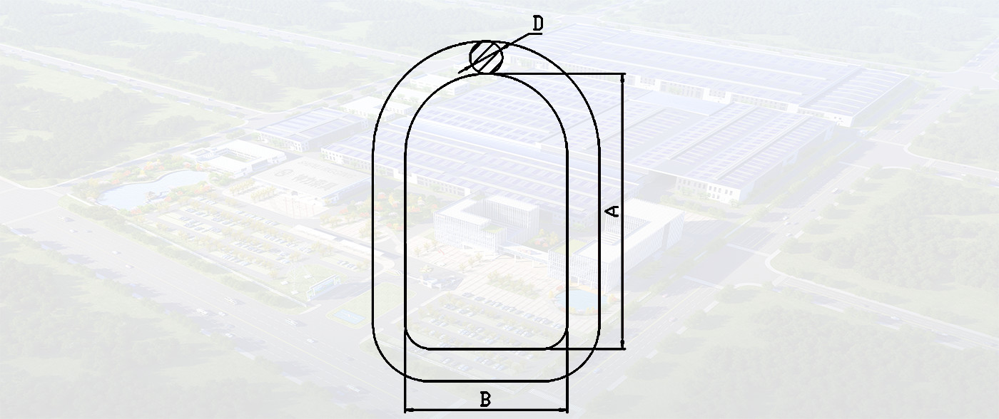 SLR136-ALLOY D RING FOR WEB SLING