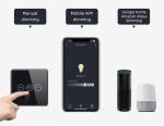 Glomarket Tuya Wifi Smart Switch Wireless Glass Crystal Panel Touch Wall Smart