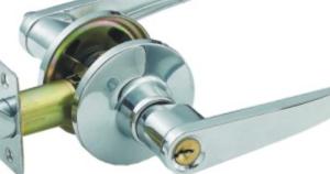 Wholesale Brass Cylinder Door Lever Lock / Residential Door Locks With Three Keys from china suppliers