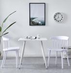 Wooden Dining Center Coffee Table Metal Frame And Leg With Adjustment Foot