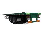 3 Axle Flatbed / Platform Container Transport Semi Trailer for Long Distance