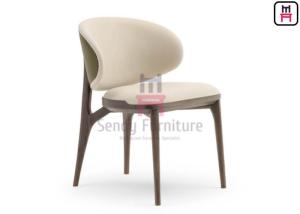 Wholesale Shell Shape Upholstered Leather Chair With Ash Wood Structure from china suppliers