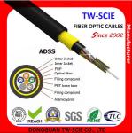 OEM Light Weight Outdoor Armored Fiber Optic Cable ,PE / AT Outer Sheath ADSS