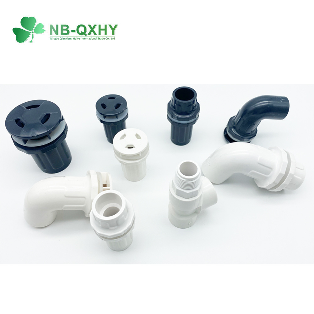 Wholesale 1/2&quot;-6&quot; Inch PVC Aquarium Pipe Fitting Elbow Drainage Connector