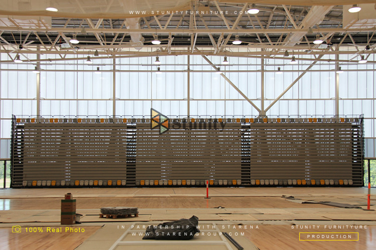 Safe Professional Custom Retractable Bleacher System