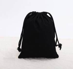 Wholesale Drawstring bags cotton material reusable canvas shopping bags gift shopping bags from china suppliers