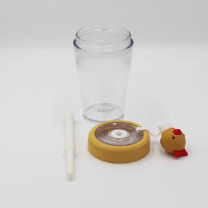 Wholesale Food Grade Hydrate Silicone Straw Water Bottle With Plastic Strap from china suppliers
