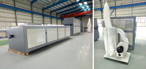 Wholesale Outdoor Garden WPC Decking Profile Extrusion Line 1240MM Waterproof from china suppliers