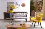 Italy Modern Designs Wooden Fabric New Model Corner Sofa