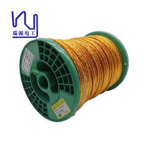 Wholesale Electric Vehicle Use Copper Litz Wire 2uew-F-Pi 0.40*60 High Breakdown Voltage Taped from china suppliers