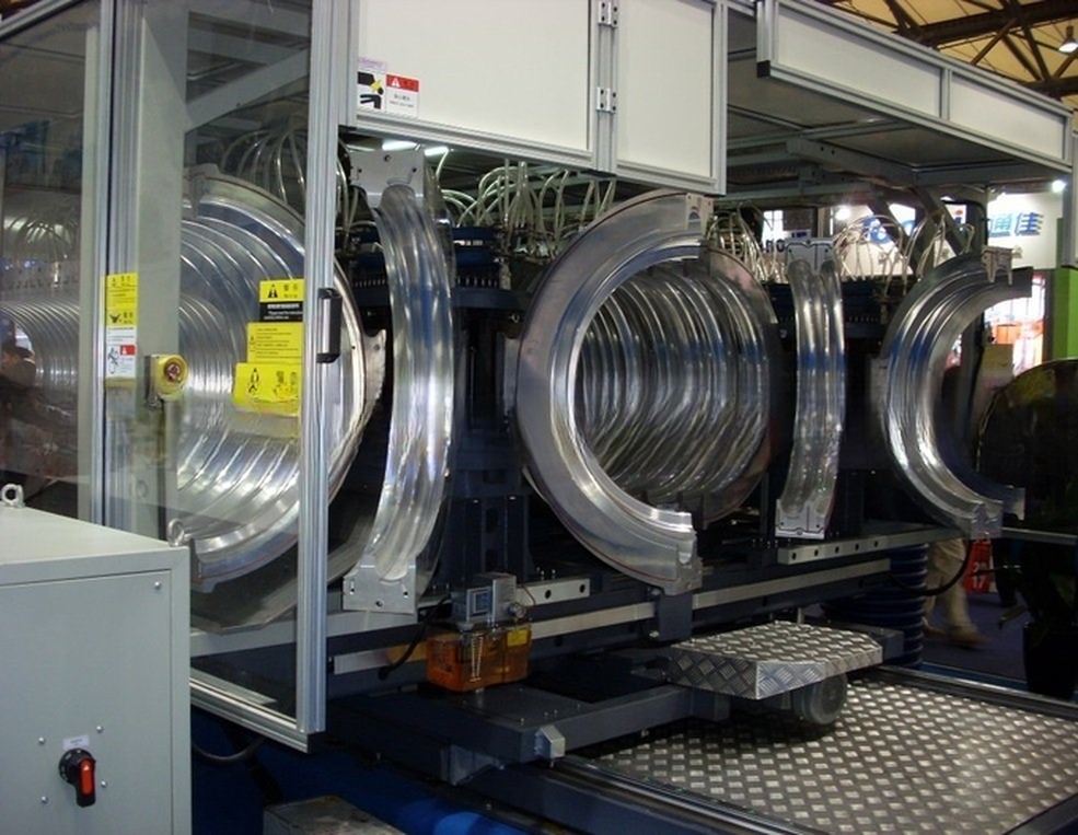 Plastic PE|PP|HDPE Water Gas Supply Irrigation Single Double Wall Corrugated (DWC) Cable|Tube Extrusion Line / Extruder Pipe Making Machine Price