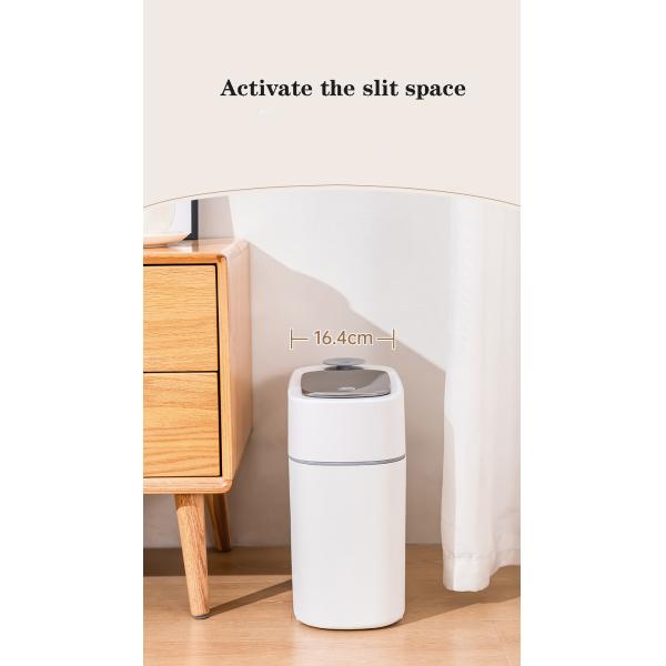 Large Capacity Household Bathroom Aromatherapy Antibacterial Narrow Slit Induction Spray Storage Bucket Waste Bins Trash Can