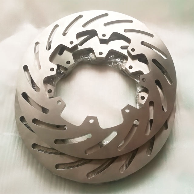12 x .360 8 x 7" Bolt Circle Universal Sprint Car Titanium Inboard Brake Rotor Universal Fitment with Titanium Finish