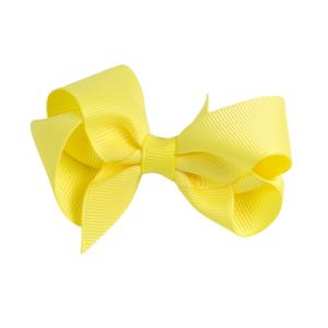 Wholesale Various Color Girls Hair Ribbons , Butterfly Shape Fancy 3 Inch Hair Bows from china suppliers