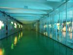 Commercial Center Transparent Glass LED Display Easy Transportation For Touring