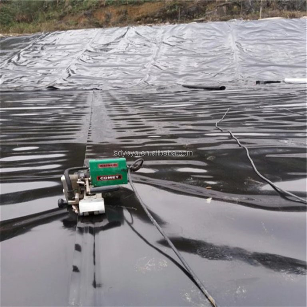 0.75mm 1.0mm HDPE Geomembrane Pond Liner for Biofloc Tank Customizable and Waterproof