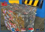 22kW Scrap Metal Recycling Equipment , 160ton Drum Bucket Press Baler Machine