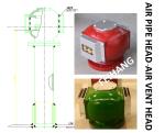 AIR CAP FOR NOSE PEAK VENTILATION model： ES125QT CB / T3594-1994, BODY CAST IRON