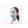 Buy cheap 3 Ply Anti Dust Non Woven Surgical Mask / Security Protection Adult Face Mask from wholesalers