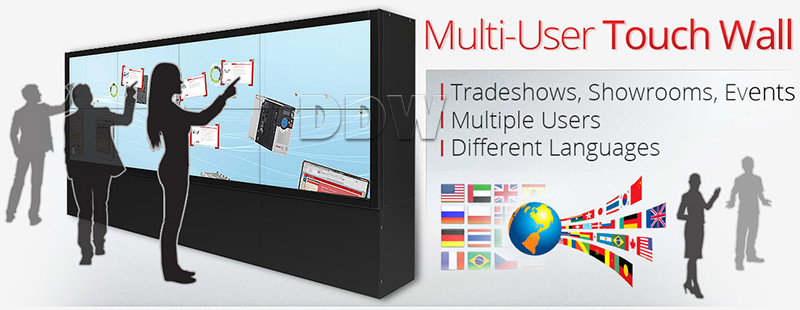 1920x1080 Resolution Interactive Video Wall For Security Monitoring Center
