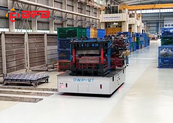 Directional Steerable Trackless Transfer Cart Car 9 Tons 12 Months Warranty