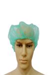 Round Shape Disposable Bouffant Surgical Caps , Waterproof Disposable Head