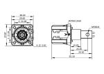 100A High Amp Battery Connectors , IP67 Electrical Receptacle Connector