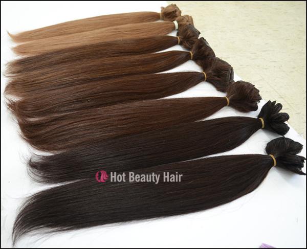 No Tangle Pre Bonded Hair Extension Silky Straight Wave 18" 20"