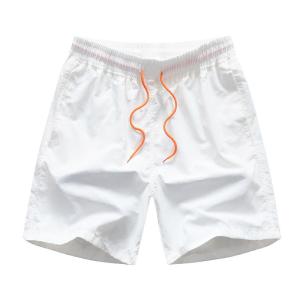 Wholesale Summer Outdoor Surfer Board Shorts White Creative Recreation Shorts With Drawstring from china suppliers