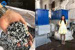 Big Diameter Pe Pvc Pipe Shredder Machine Quiet Operation At Low Speed