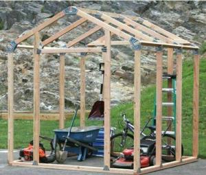 Wholesale Customized Metal Shed Kit for Silver Zinc Coated Barn Roof Durable and Strong from china suppliers