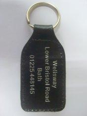 Wholesale Promotional Genuine Leather Key Chain ( personal Logo available ) with key rings from china suppliers