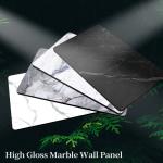 TV Background Marble Wall Panels Bamboo Charcoal Co-Extruded Wood Veneer