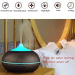 Whisper - Quiet 300ml Wood Grain Ultrasonic Cool Mist Humidifier